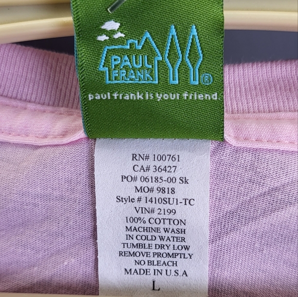 NWT Paul Frank T. Campbell Design T Shirt size Large - Picture 6 of 6